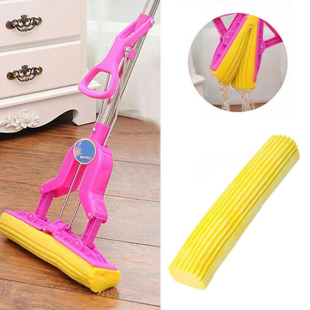Mop Home Cleaning Sponge Floor Cleaning & Folding Absorbing Squeeze Water Magic Mop (Assorted) by Dropdash