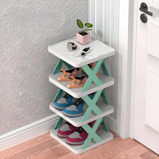 shoes rack for home plastic, Adjustable Shoe stand by Dropdash