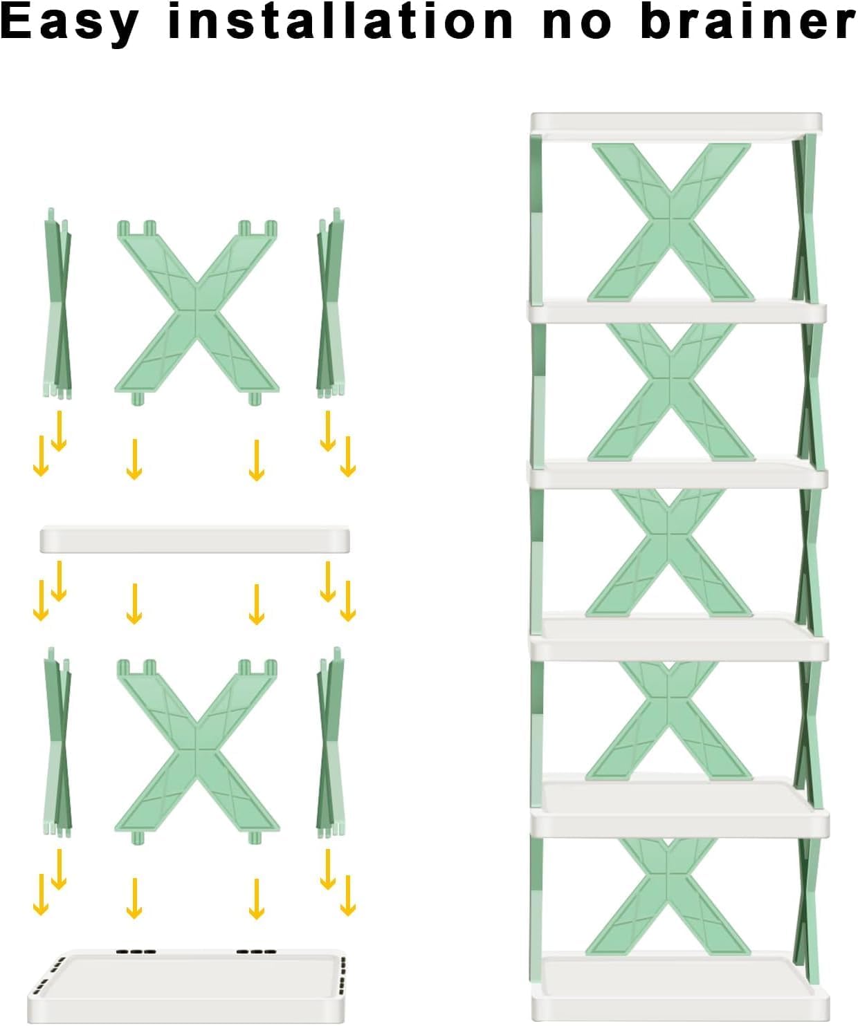 shoes rack for home plastic, Adjustable Shoe stand by Dropdash