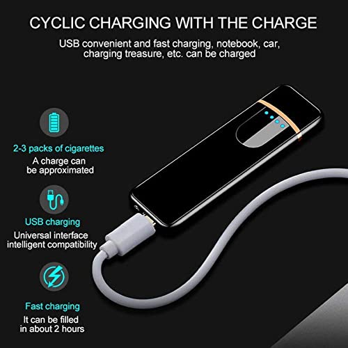 Touch Screen LED Intelligent lighter by Dropdash